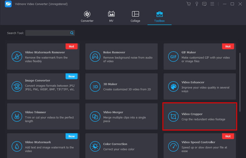 Vidmore Video Cropper – Hinzufügen