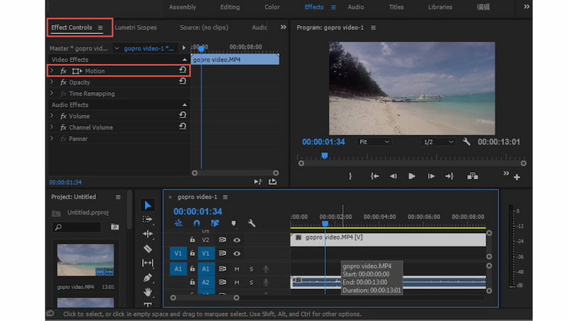 Adobe Premiere Pro Video flippen