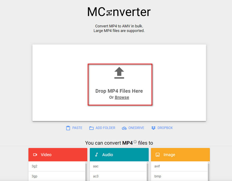 Mconverter MP4‑Datei hinzufügen