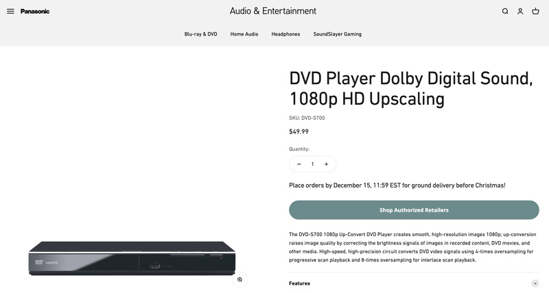 Panasonic DVD-Player DVD-S700