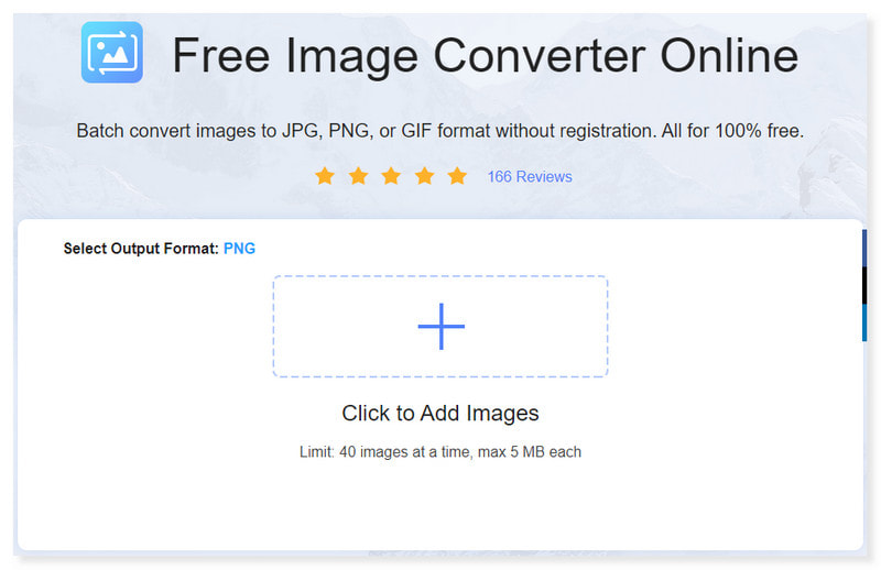 Vidmore Free Bild hinzufügen