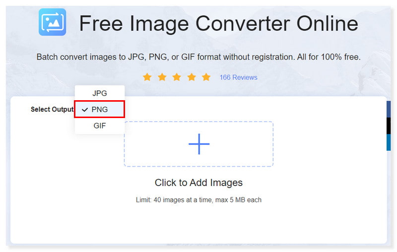 Vidmore Free Format wählen