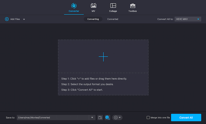 Vidmore Video Converter Hinzufügen-Schaltfläche