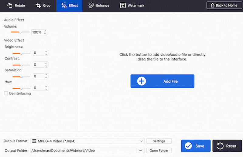 Vidmore Video Editor Add File