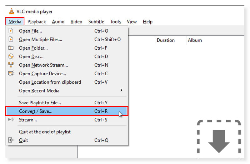 VLC Mediendateien hinzufügen