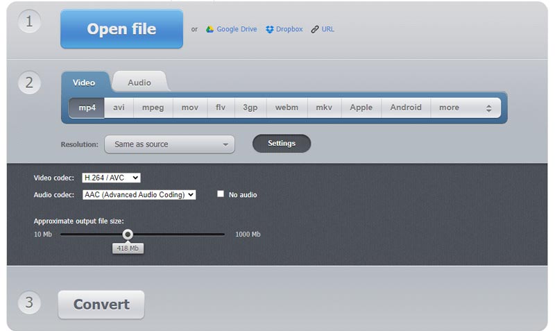 123Apps‑Oberfläche