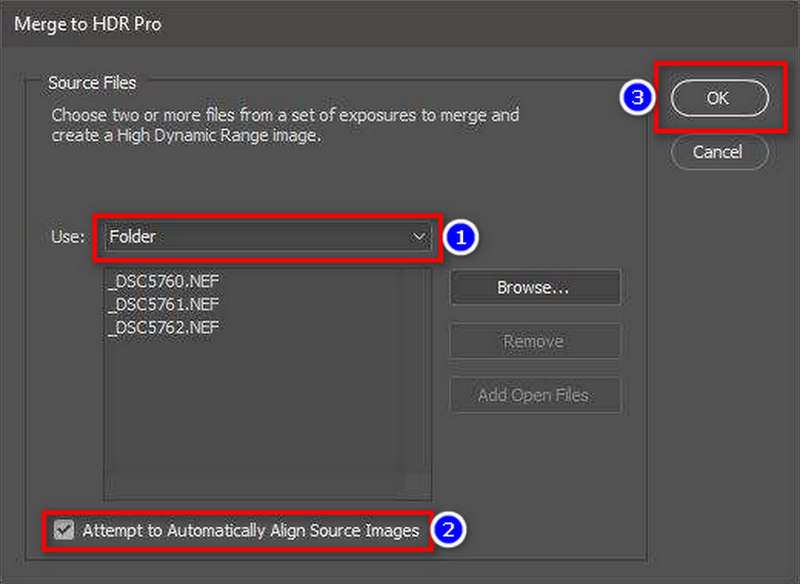 Bild für HDR in Photoshop hinzufügen