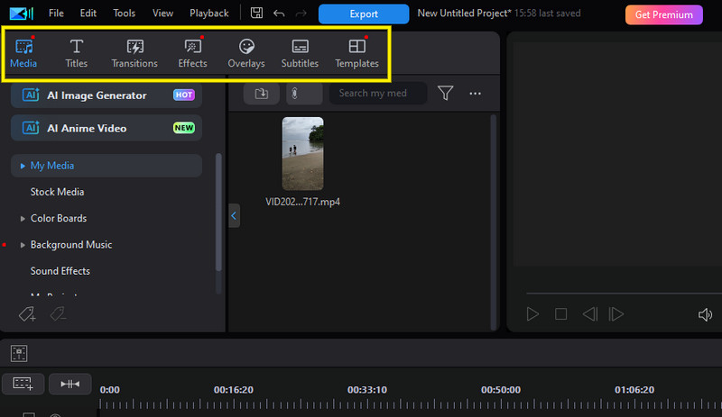 PowerDirector Datei bearbeiten
