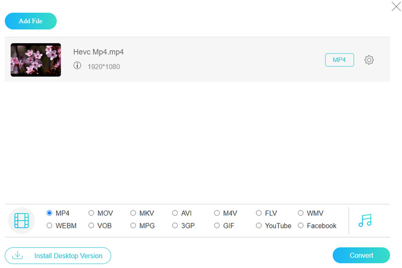 Konvertierung starten