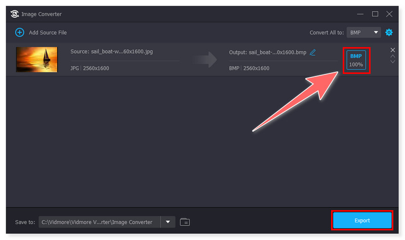 Vidmore BMP-Konverter