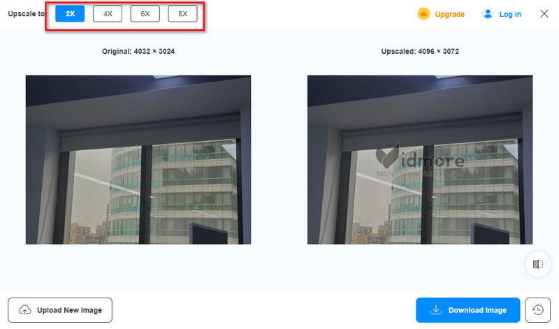 Vidmore Image Upscaler – HDR hochskalieren