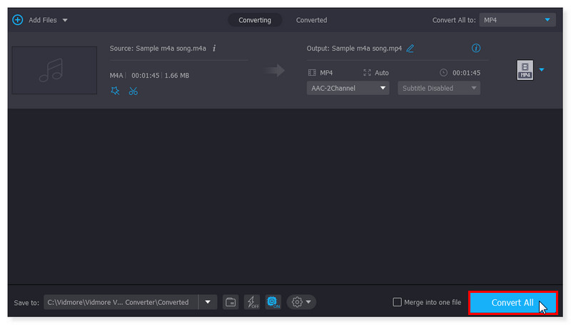 Vidmore Offline Alle Dateien konvertieren