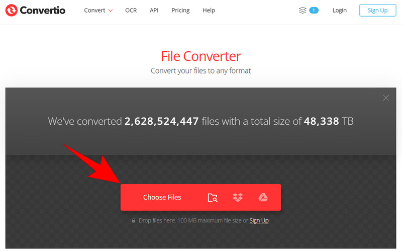 WebM WAV Convertio Hinzufügen