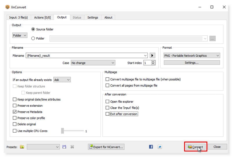 XConvert SVG in PNG konvertieren