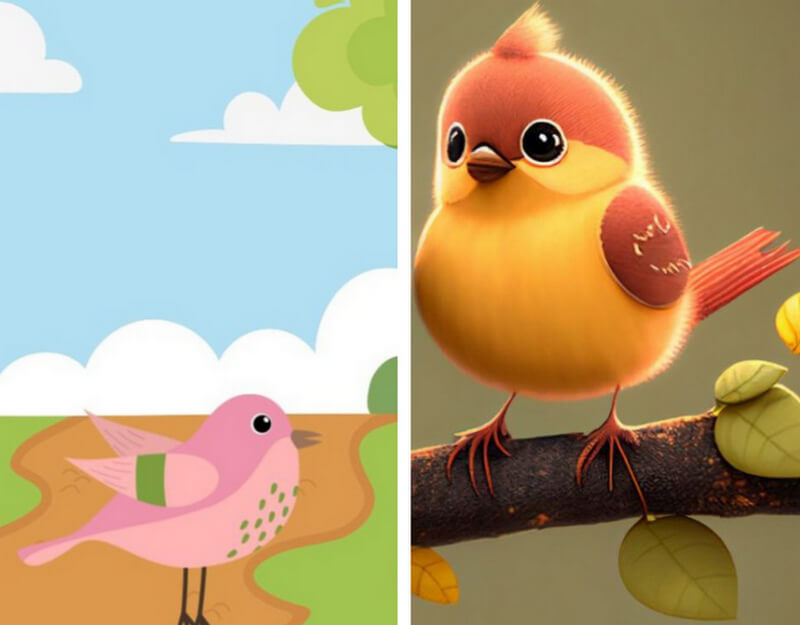 2D VS 3D‑Animation