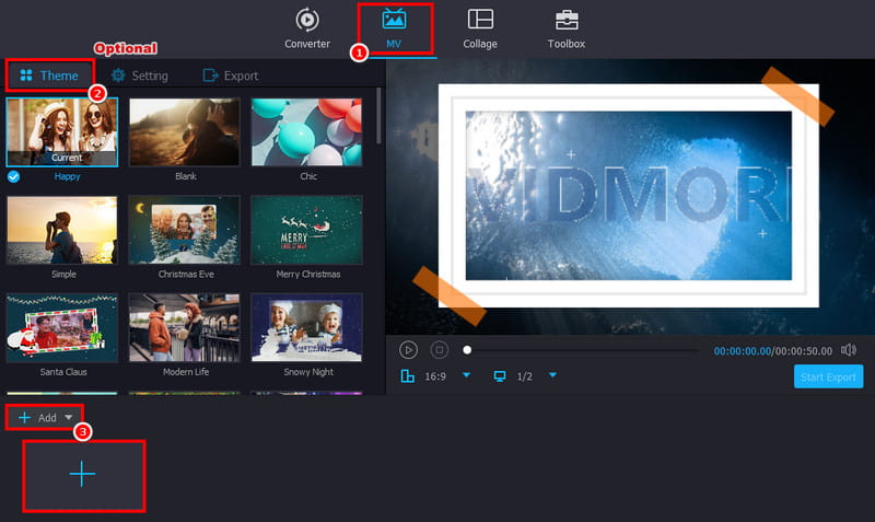 Dateien zur Diashow hinzufügen