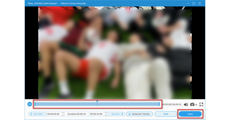 Auf „Fertig“-Schaltfläche klicken