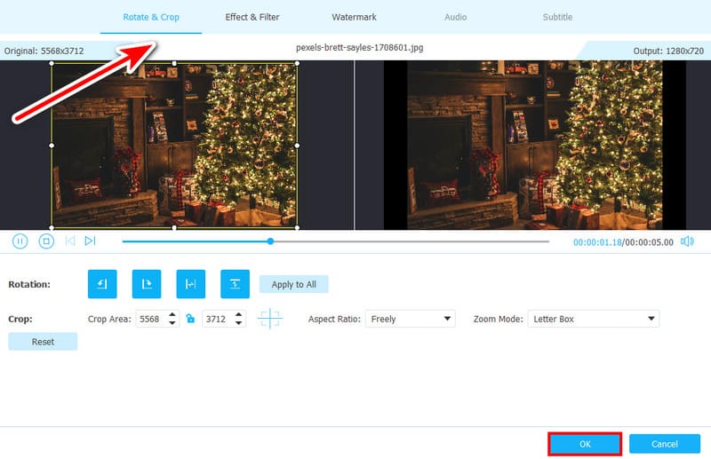 Diashow-Abschnitt bearbeiten