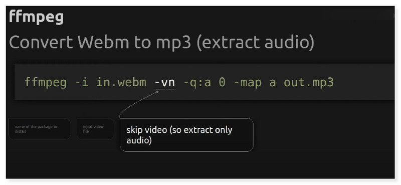FFmpeg Nur Audio extrahieren