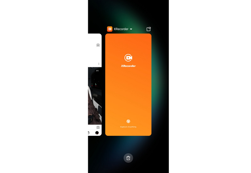 XRecorder zum Neustart zwingen