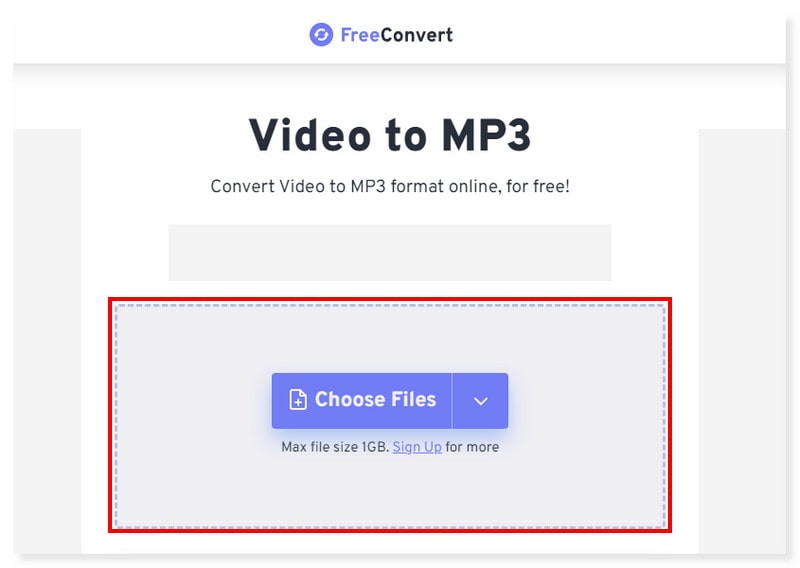 FreeConvert Online Video-zu-MP3