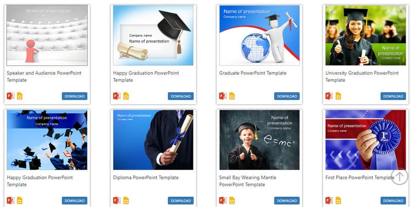 Vorlagen für Abschlusspräsentationen als Diashow