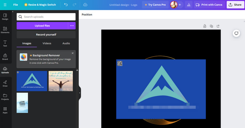 Logo-Hintergrund-Entferner Canva