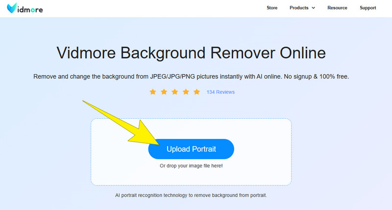 Logo-Hintergrund-Entferner Vidmore Hinzufügen