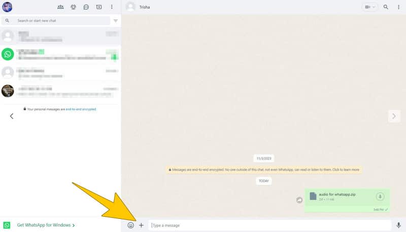 Audio für WhatsApp per Zip öffnen