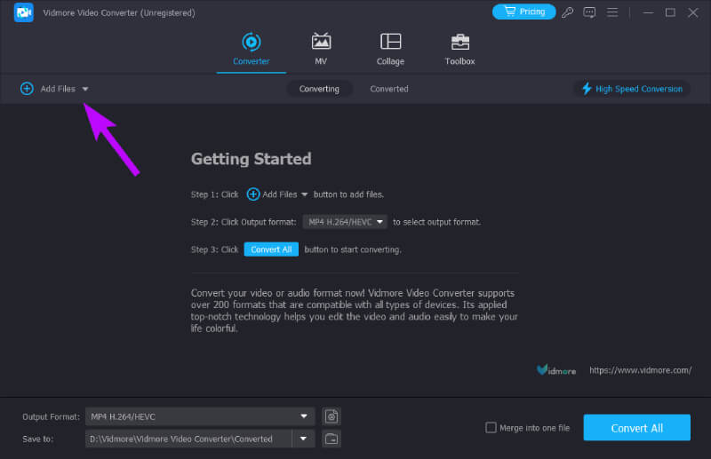 AMR in MP3 auf dem PC konvertieren – Hinzufügen