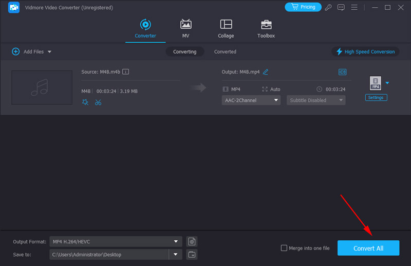 M4B in MP3 konvertieren