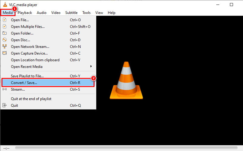 Option „Konvertieren/Speichern“