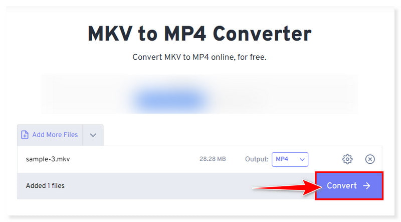 FreeConvert MKV zu MP4