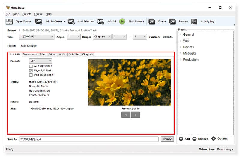 HandBrake MOV-Konverter