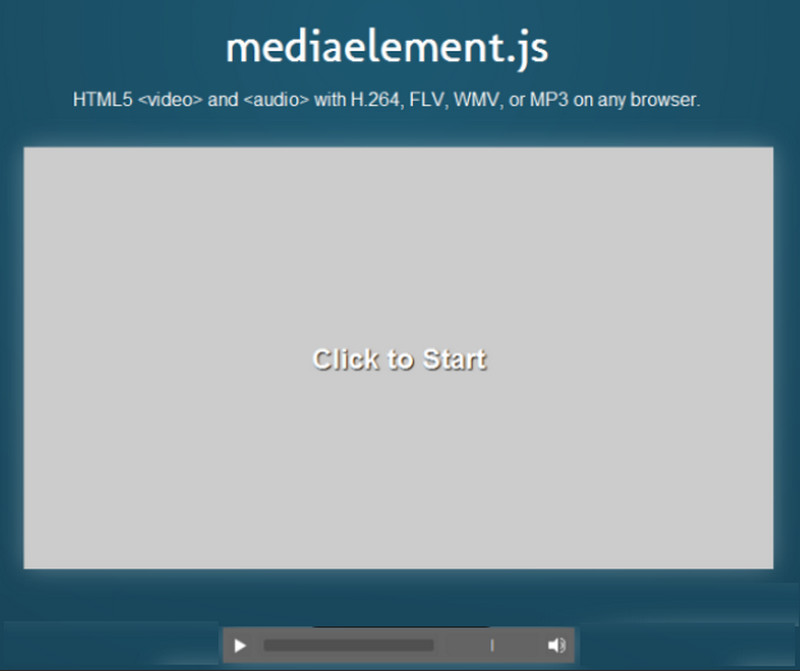HTML5‑Player Media Elements