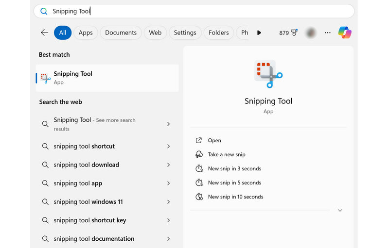 Snipping Tool zum Anfertigen von Screenshots verwenden