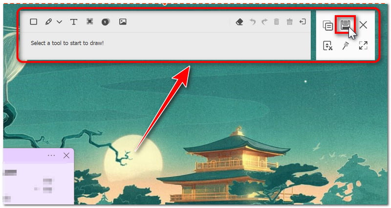 Vidmore Screenshot bearbeiten und speichern