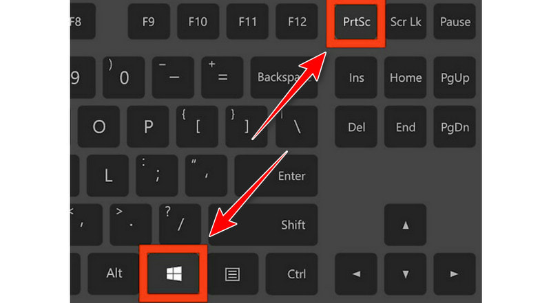Windows Druck‑Taste Tastenkombination