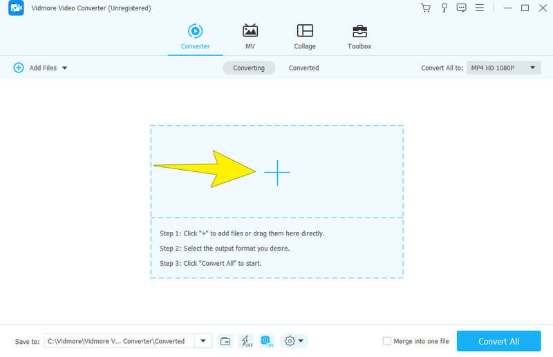 M4R in MP3 Vidmore Hinzufügen