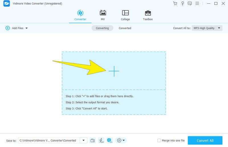 WMA in MP3 umwandeln Vidmore Hinzufügen