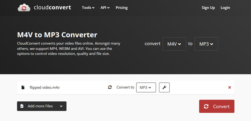 M4V MP3 Konverter CloudConvert