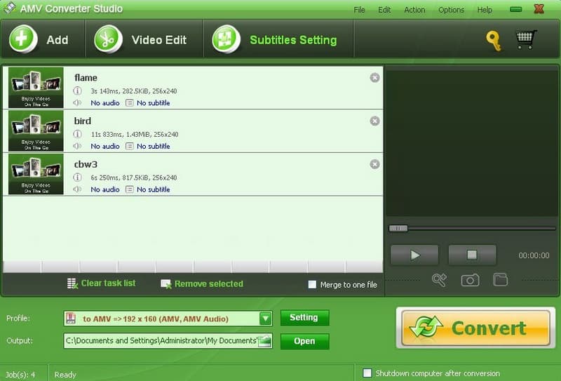 AMV-Konverter Studio