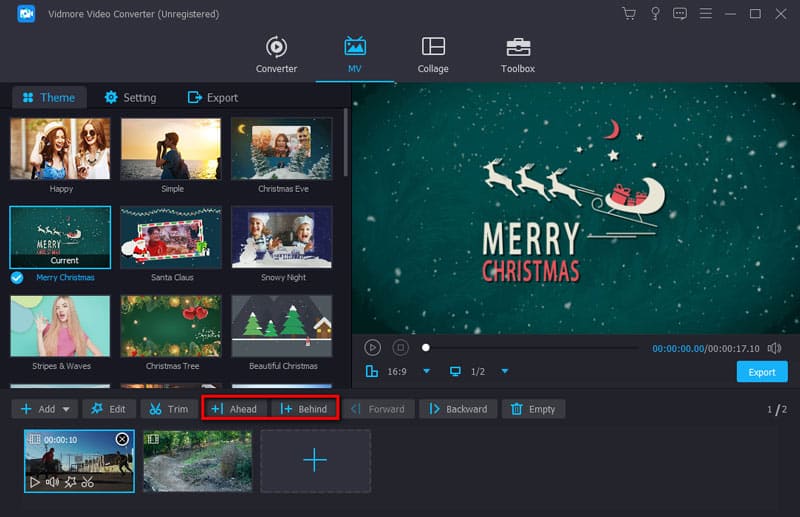 Videoposition anordnen