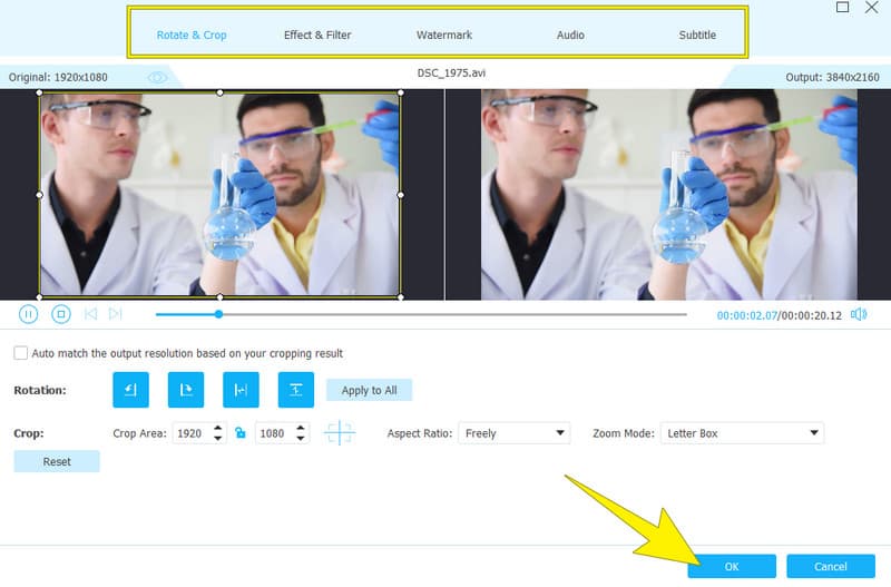 Schulungsvideo erstellen Vidmore‑Editor bearbeiten