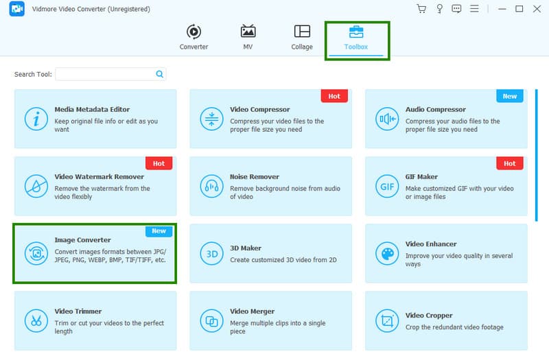 Vidmore Open WebP JPG Tool