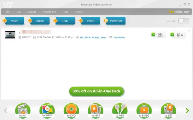 FLV-Konverter Freemake