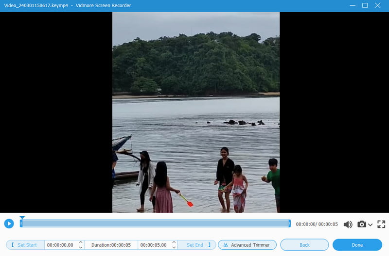 Record VHS Vidmore Stop Record