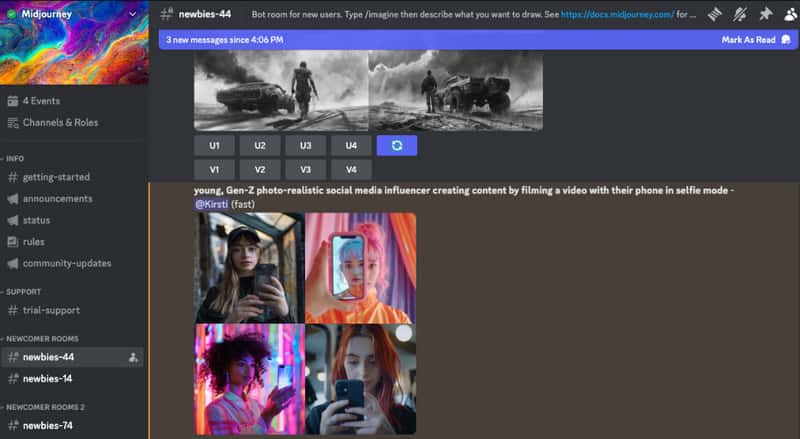 KI-Bildgenerator Midjourney