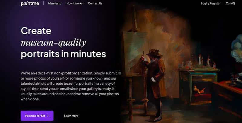 KI-Bildgenerator PaintMe