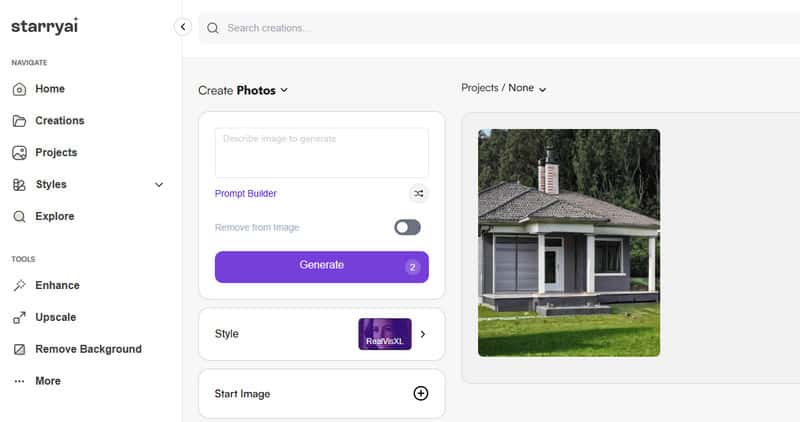 KI-Bildgenerator Starry